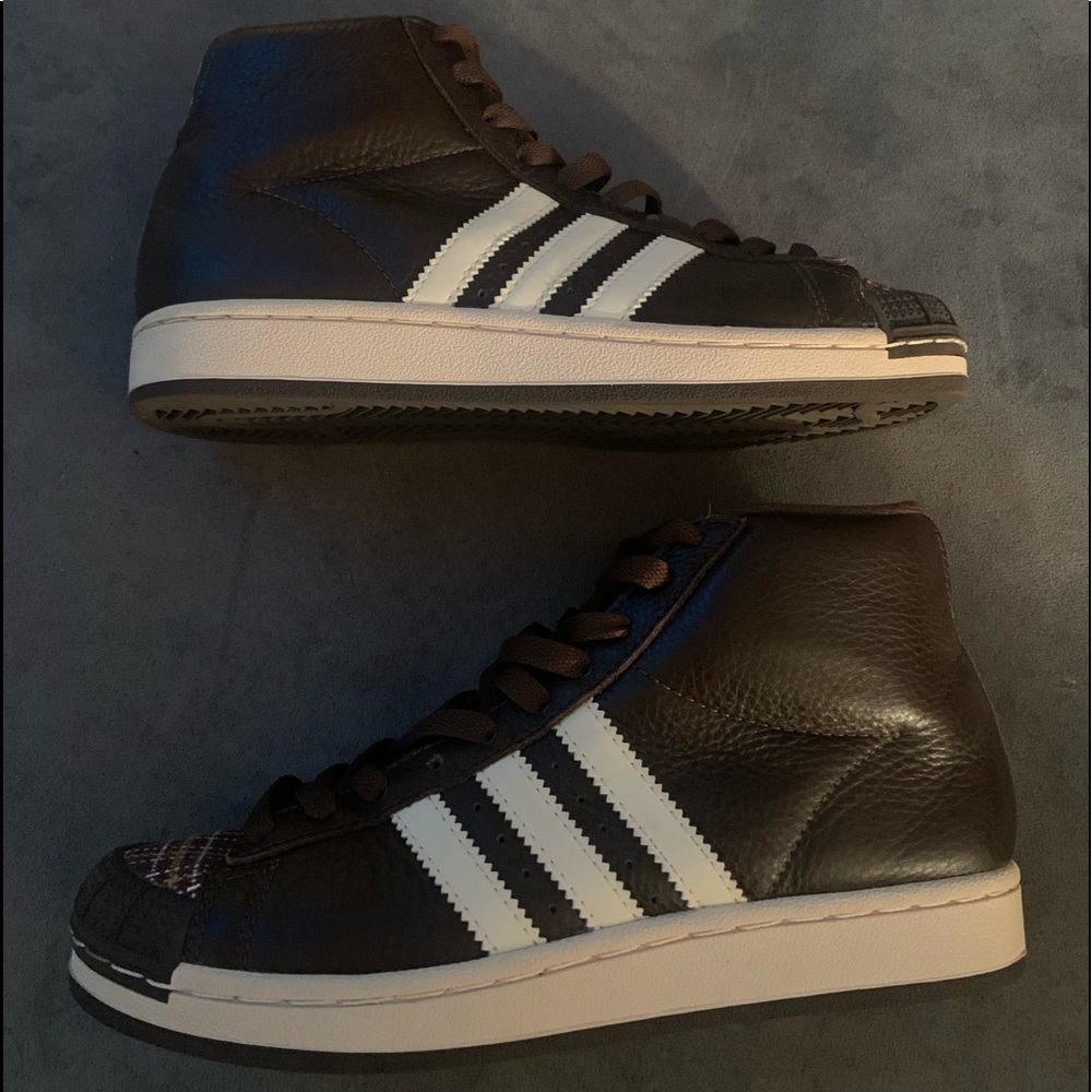 Adidas Half shell Hi “plaid”